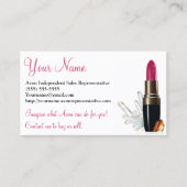 Carte De Visite Avon, médias sociaux, blancs (Devant)