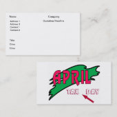 Carte De Visite Avril- (Devant / Derrière)