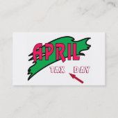 Carte De Visite Avril- (Dos)