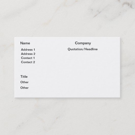 Carte De Visite Avril- (Devant)