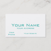 Carte De Visite Awesome Wave mer mer mer mer mer océan (Dos)