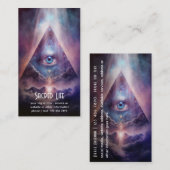 Carte De Visite Axe sacré | Conception Troisième Œil (Devant / Derrière)