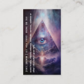 Carte De Visite Axe sacré | Conception Troisième Œil (Dos)