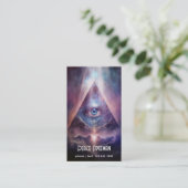 Carte De Visite Axe Sacré | Conception Troisième Œil (Debout devant)