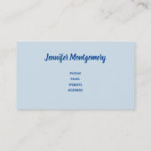 Carte De Visite Ayez une journée absolument géniale mignonne Otter (Dos)