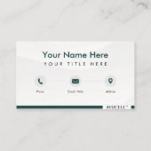 Carte de visite Ayucell 1 (modifiable) (Dos)