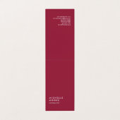 Carte De Visite AZ Cardinals Red Creative Simple Plain tendance (Extérieur déplié)