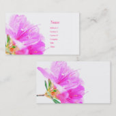 Carte De Visite Azalea (Devant / Derrière)