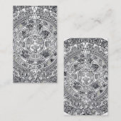 Carte De Visite AZTEC OU MEXICA mexicaine (Devant / Derrière)