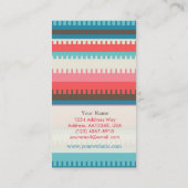 Carte de visite aztèque de motif (Dos)