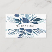 Carte De Visite Azur sauvage | Botanique (Devant)