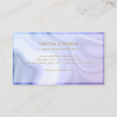 Carte De Visite Azure Plum Melling Designer Business (Dos)