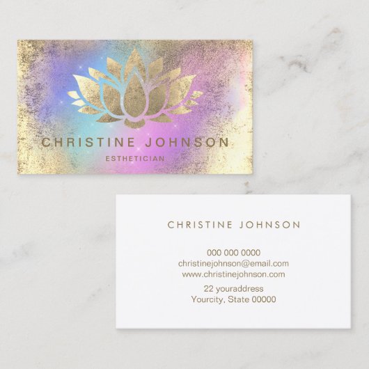 Carte De Visite b) (Devant / Derrière)