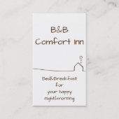 Carte De Visite B&B Comfort Inn (Devant)