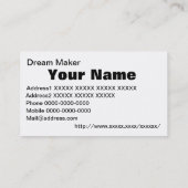 Carte De Visite b-card04 (Dos)