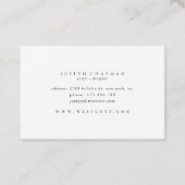 CARTE DE VISITE B L U S S S E E D (Dos)