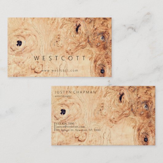 CARTE DE VISITE B U R L E D (Devant / Derrière)