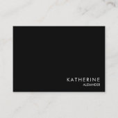 Carte De Visite B/W simple et professionnel (Devant)