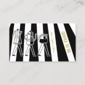 Carte De Visite B & W Trois Cafetière Cafetière Cafetière Gratuit (Devant)