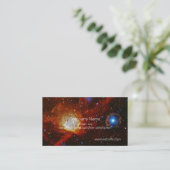 Carte De Visite Babiole céleste - nébuleuse N90 et pulsar SXP1062 (Debout devant)