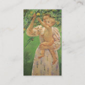 Carte De Visite Baby Reaching for an Apple par Mary Cassatt (Dos)