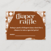 Carte De Visite baby shower de tirage de couche (Devant)