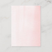 Carte De Visite Baby shower Exotique Grass Pampas (Dos)