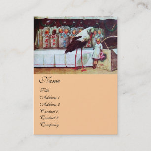 Carte De Visite BABY SHOWER STORE rose