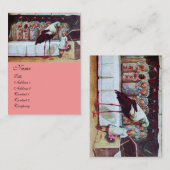 Carte De Visite BABY SHOWER STORE rose (Devant / Derrière)