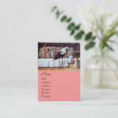 Carte De Visite BABY SHOWER STORE rose (Debout devant)