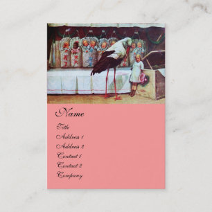 Carte De Visite BABY SHOWER STORE rose