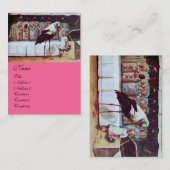 Carte De Visite BABY SHOWER STORE rose (Devant / Derrière)