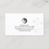 Carte De Visite Baby Sitter Garde d'enfants (Dos)