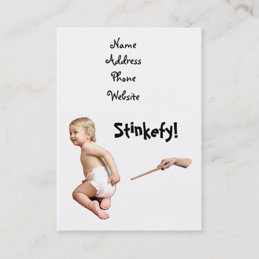 Carte De Visite Baby Stinkefy !-carte de visite (Devant)