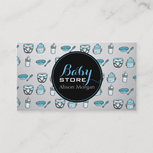 Carte De Visite Baby Store (Devant)