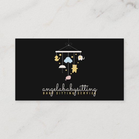 Carte De Visite Babysitter (Devant)