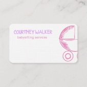 Carte De Visite Babysitter (Devant)