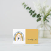 CARTE DE VISITE BABYSITTER BABYSITTER DE BLUSH OCHRE NAVY SCANDI H (Debout devant)