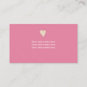 Carte De Visite Babysitter Cute Ladybug Babysitting Service Busin (Dos)