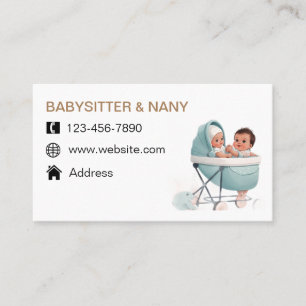 Carte De Visite babysitter et Nany