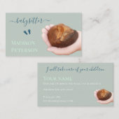 Carte de visite Babysitter Garderie Enfants (Devant / Derrière)