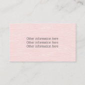 Carte De Visite Babysitter mignonne Woodland Fox Babysitting Garde (Dos)