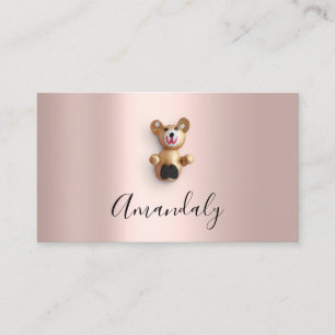 Carte De Visite Babysitter Nanny Professionnel Enfant Garderie Biè