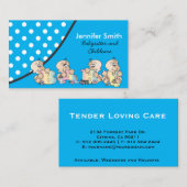 Carte De Visite Babysitter ou garderie professionnelle (Devant / Derrière)
