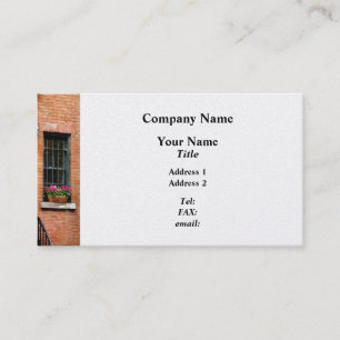 Carte De Visite Bac à fleurs de Chelsea