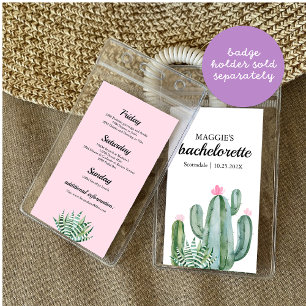 Carte De Visite Bachelorette Itinéraire du désert de Cactus Inclur