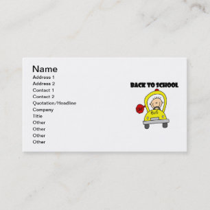 Carte De Visite Back to school