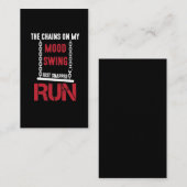 Carte De Visite Bad Mood Funny Sarcastic Moody Humour (Devant / Derrière)