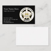 CARTE DE VISITE BADGE DE L'AGENT DE RESTAURATION F (Devant / Derrière)