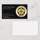 CARTE DE VISITE BADGE DE L'AGENT DE RESTAURATION F (Devant / Derrière)